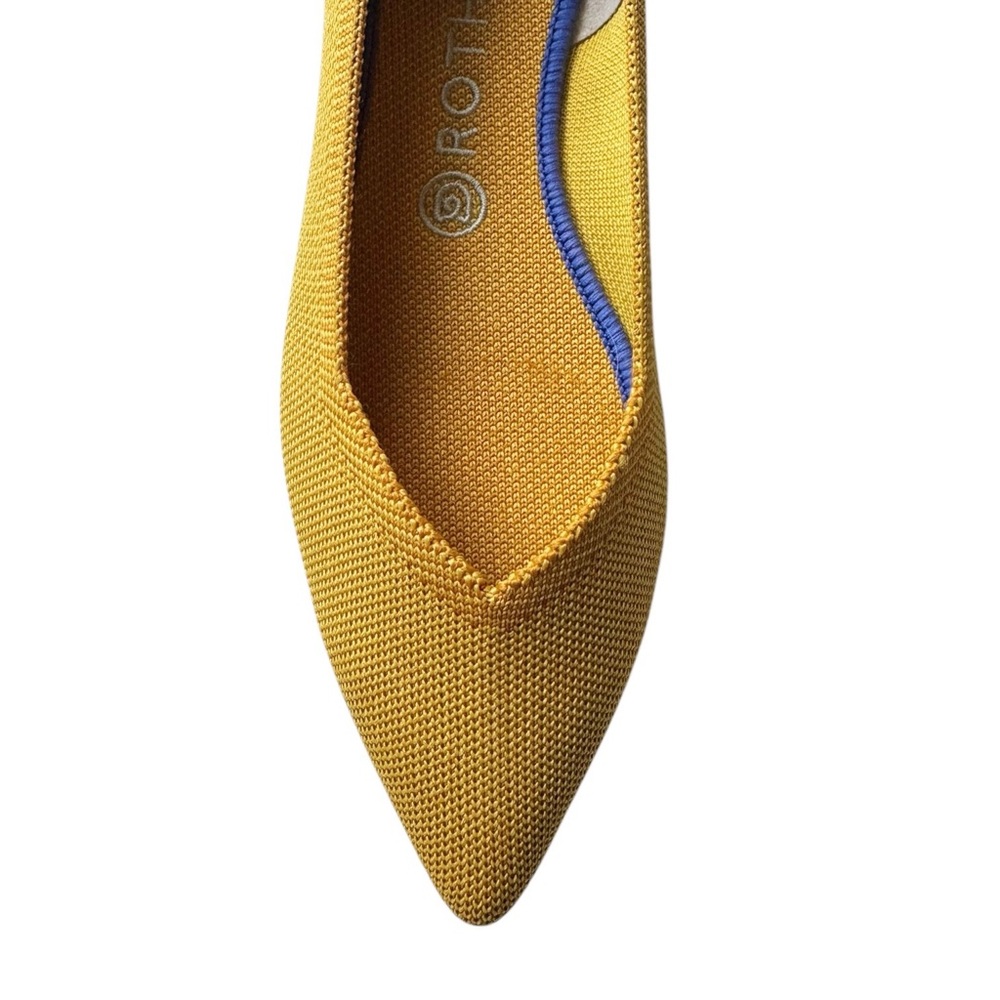 Rothy’s The Point Flats in Marigold Mustard | 9.5 - Picture 3 of 13